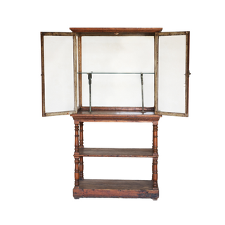 19th Century Wood and Glass Display Case
