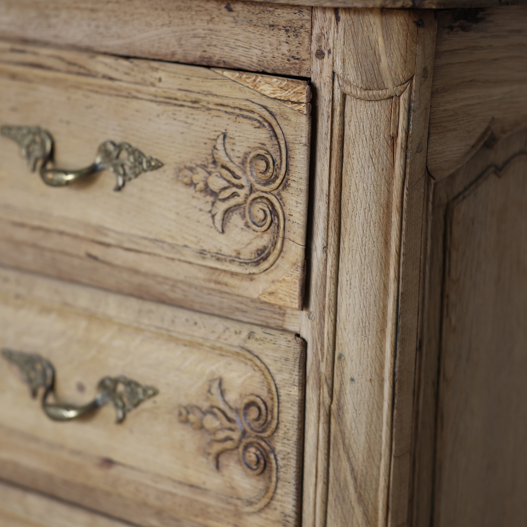 Chest of Oak Drawers, ca. 1900 - Thumbnail 3