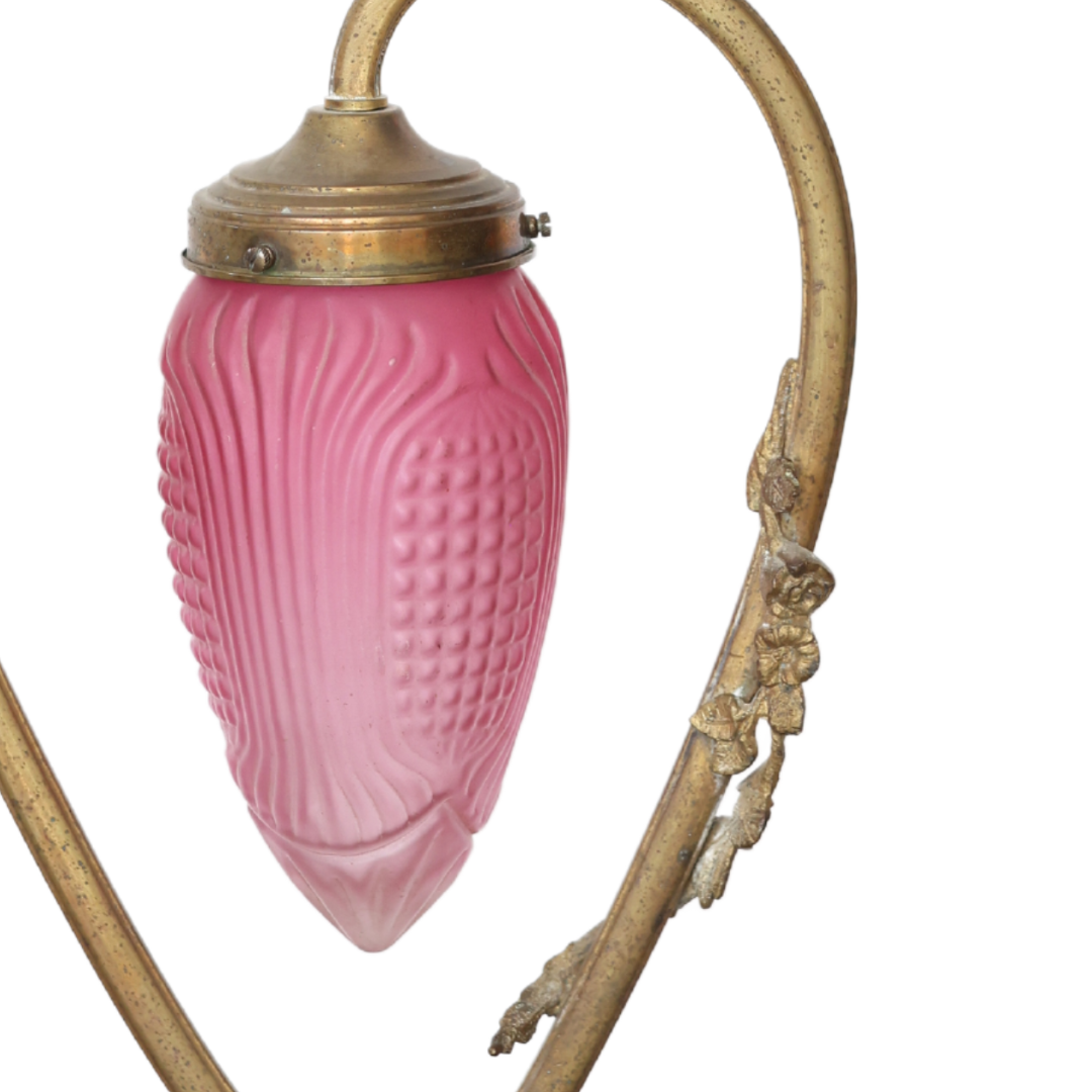 1900's French Light Pink Chandelier - Thumbnail 2