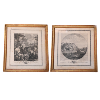 17th Century French Landscape Engraving (Set of 2)

