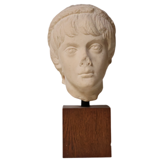 20th Century French Marble Sculpture (Child Portrait Bust)
