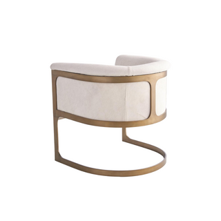 Regan Barrel Chair (Antique Brass)
