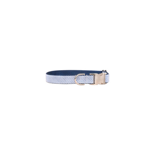 Seersucker Bow Tie Collar  Small
