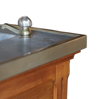 Antique Zinc Top Bar
