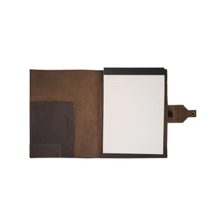 Executive Leather Padfolio (Dark Brown) by Rustico
