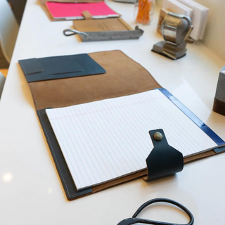 Executive Leather Padfolio (Dark Brown) by Rustico
