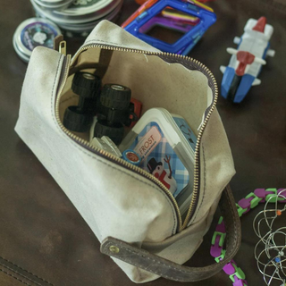 High Line Canvas Pouch (Large, Sand) by Rustico
