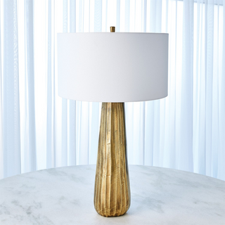 Chased Round Table Lamp

