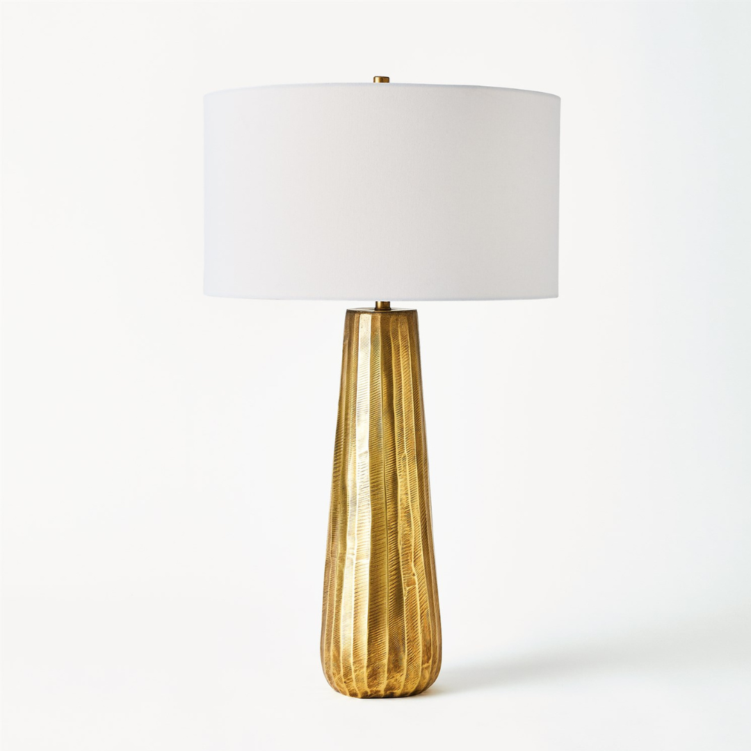 Chased Round Table Lamp - Thumbnail 2