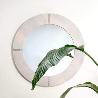 Round Cross Stitch Mirror
