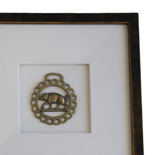 Antique Horse Bridle Medallion (Fox)
