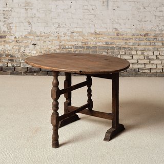 19th Century French Oak Table De Vin (E)
