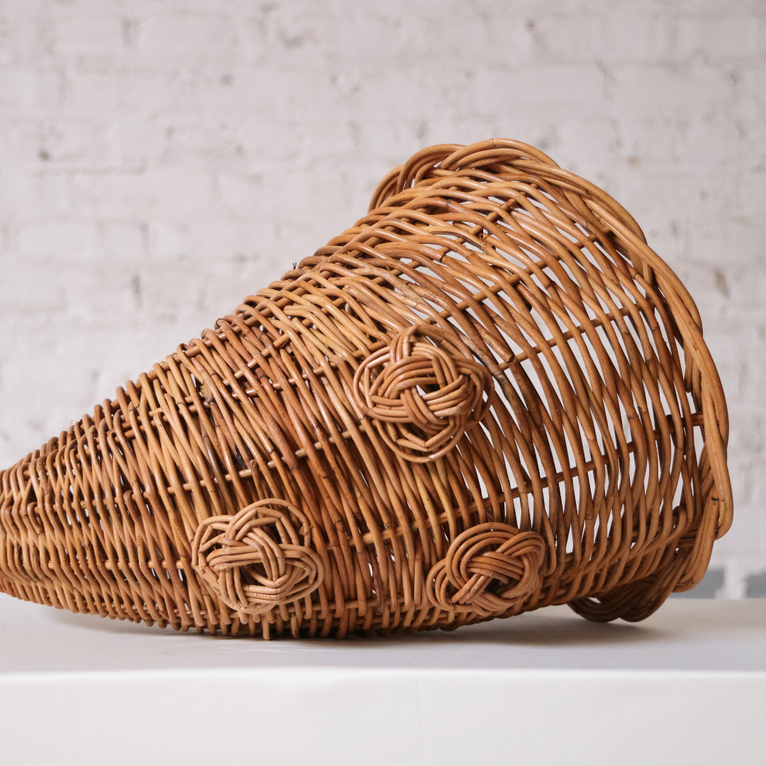 Christopher Collection Wicker Cornucopia