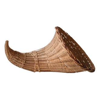 20th Century French Wicker Cornucopia (Large)
