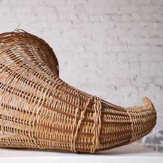 20th Century French Wicker Cornucopia (Large)
