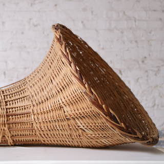 20th Century French Wicker Cornucopia (Large)
