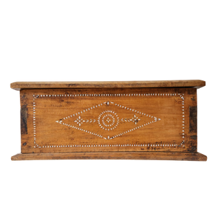 1900's North African Bone Inlaid Box (A)
