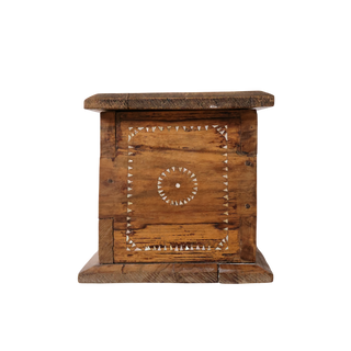 1900's North African Bone Inlaid Box (A)
