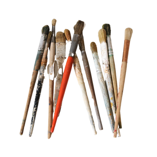 Early 20th Century French Paint Brush (Extra Small)
