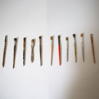 Early 20th Century French Paint Brush (Extra Small)
