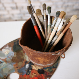 Early 20th Century French Paint Brush (Extra Small)
