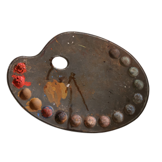 Mid 20th Century Large Artist's Palette (A)
