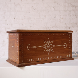 1900's North African Bone Inlaid Box (B)
