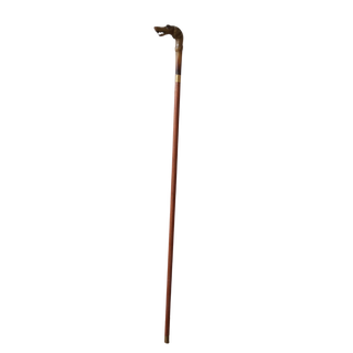 19th Century Dog Head Cane
