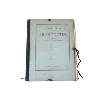 1869 French Architecture Book (Green)

