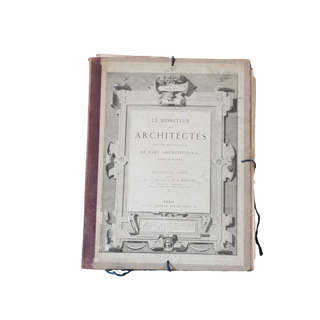 1866 French Architecture Book
