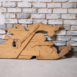 18th Century French Gilded Plaster Fragment
