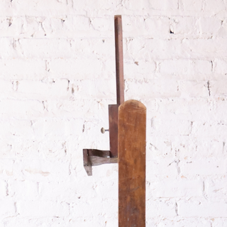 20th Century French Wooden Floor Easel

