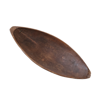 19th Century French Handcarved Dough Bowl
