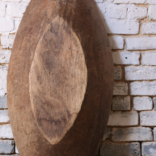 19th Century French Handcarved Dough Bowl
