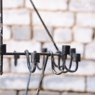 1940's French Iron Candelabra
