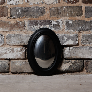 Mid Century Small Convex Witch Mirror (B)
