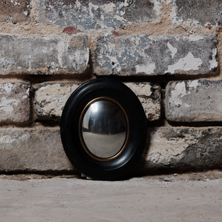 Mid Century Extra Small Convex Witch Mirror (A)
