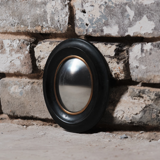 Mid Century Extra Small Convex Witch Mirror (A)
