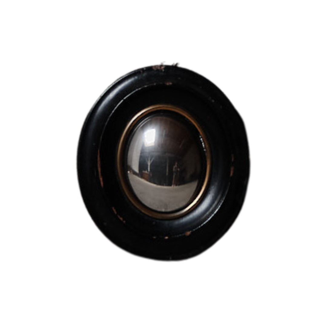 Mid-Century Extra Small Convex Witch Mirror (B) - Thumbnail 4