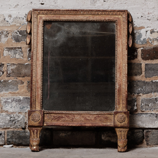 18th Century Louis XVI Giltwood Trumeau Mirror (D)
