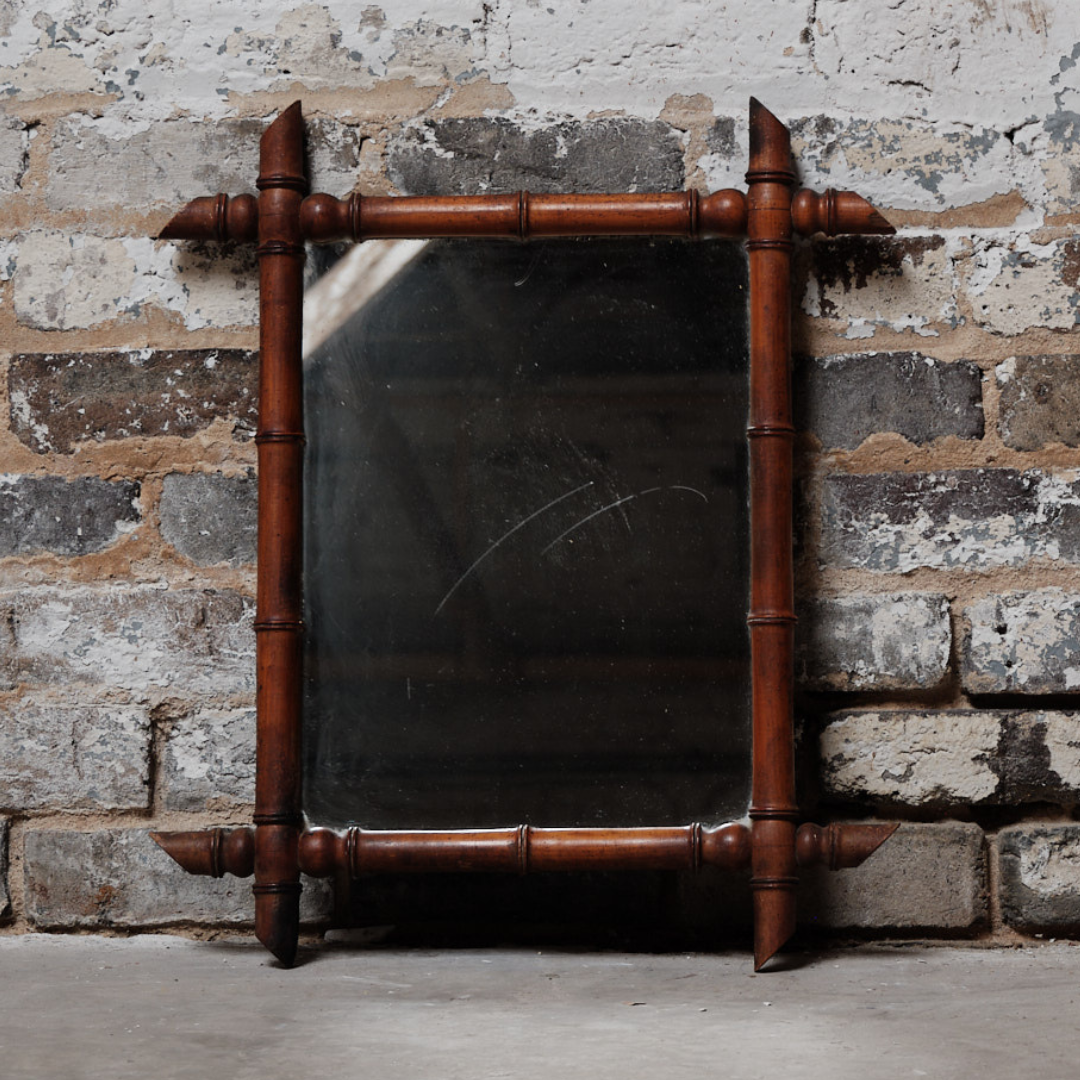Christopher Collection Bamboo Mirror - Thumbnail 3