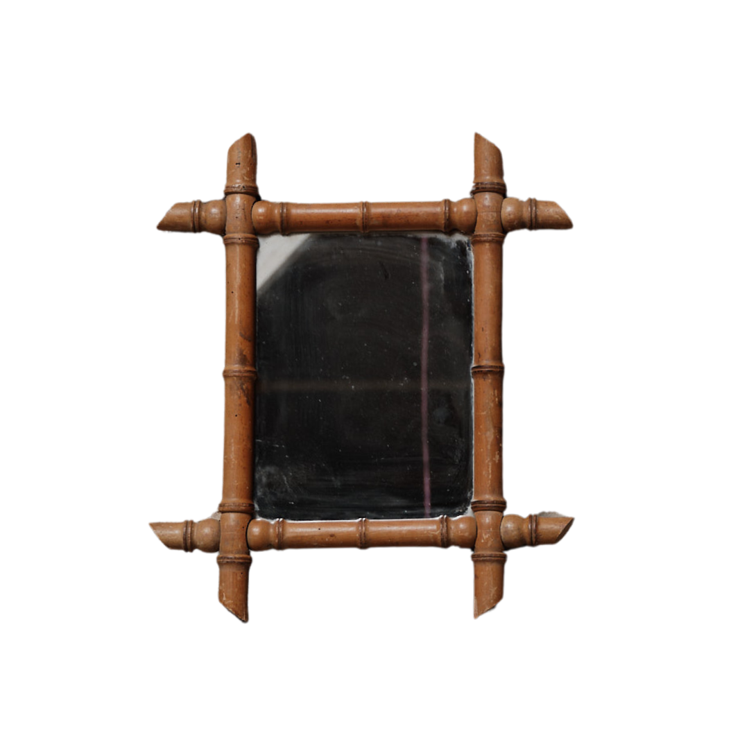 Christopher Collection Bamboo Mirror - Thumbnail 2