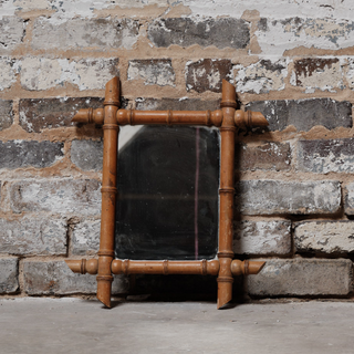 1920s Small Faux Bamboo Mirror (B)

