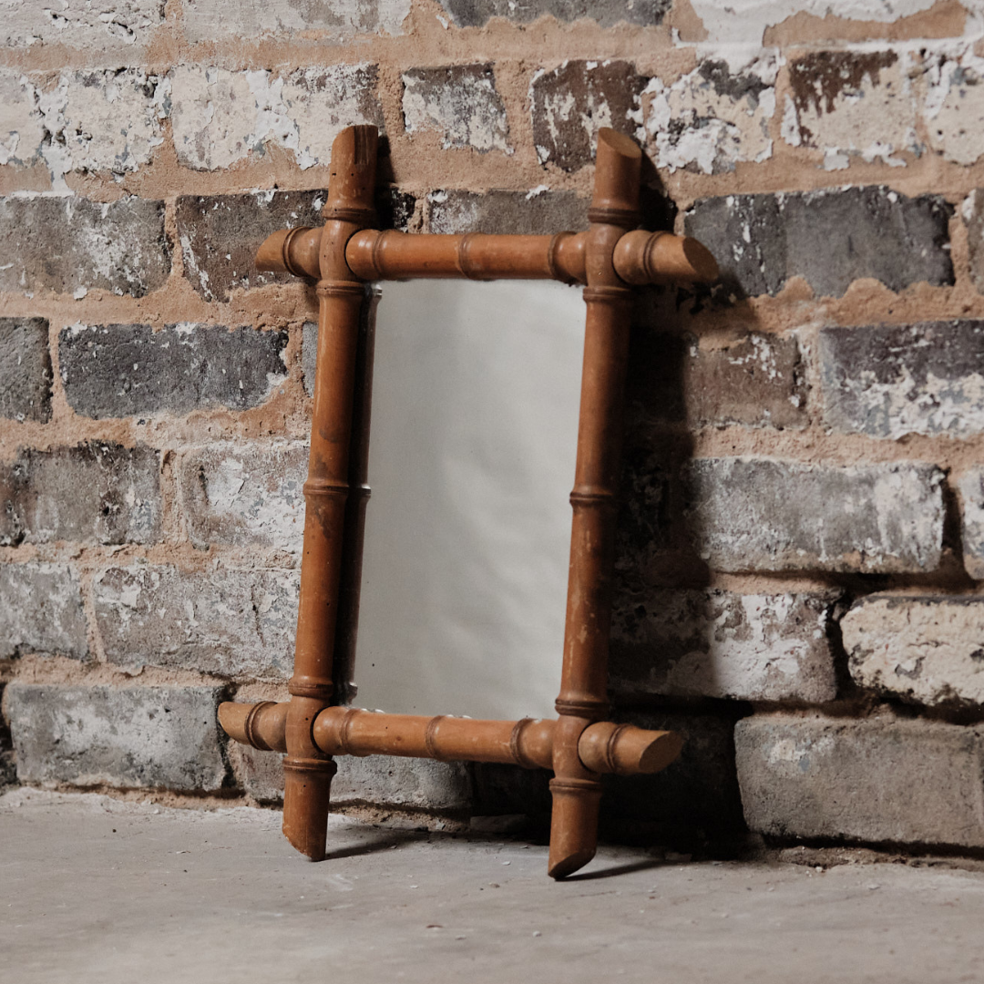 Christopher Collection Bamboo Mirror - Thumbnail 5