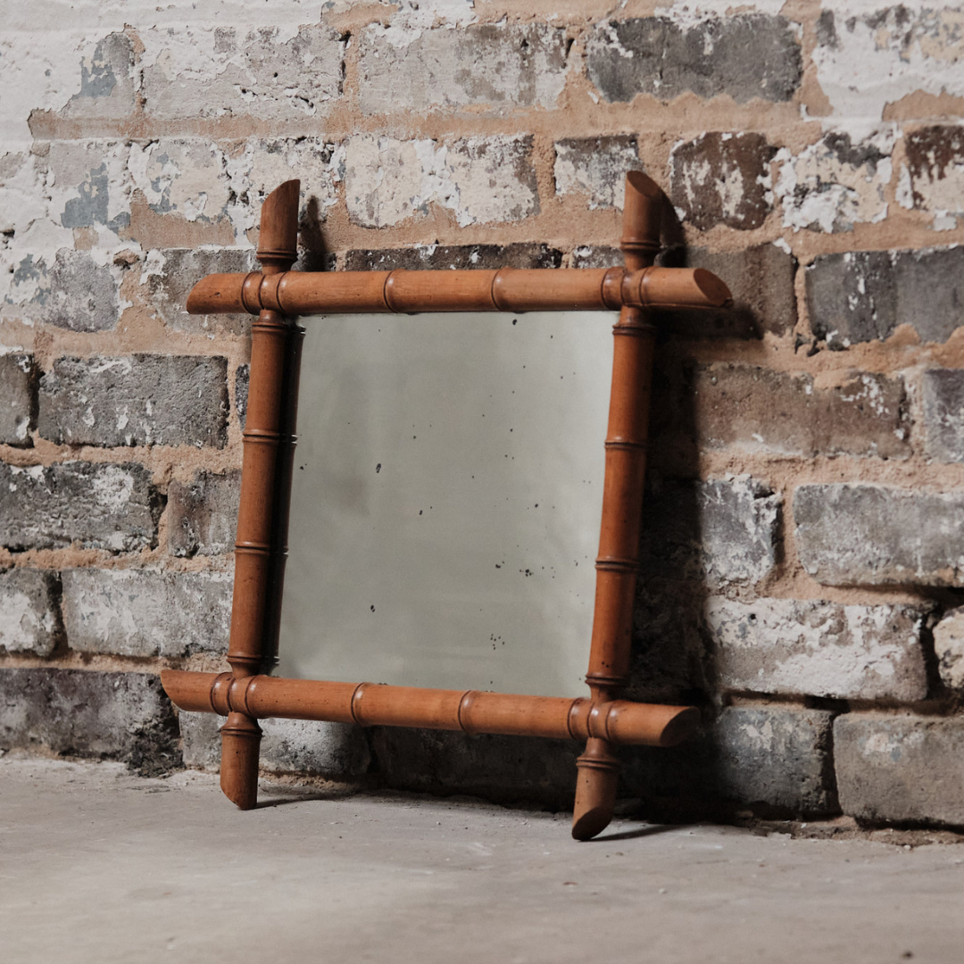 Christopher Collection Bamboo Mirror - Thumbnail 4