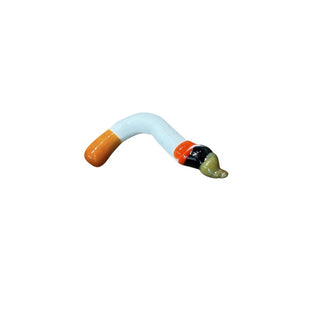 hand lighting cigarette Close up of woman lighting cigarette - Stock Image - F004/9343