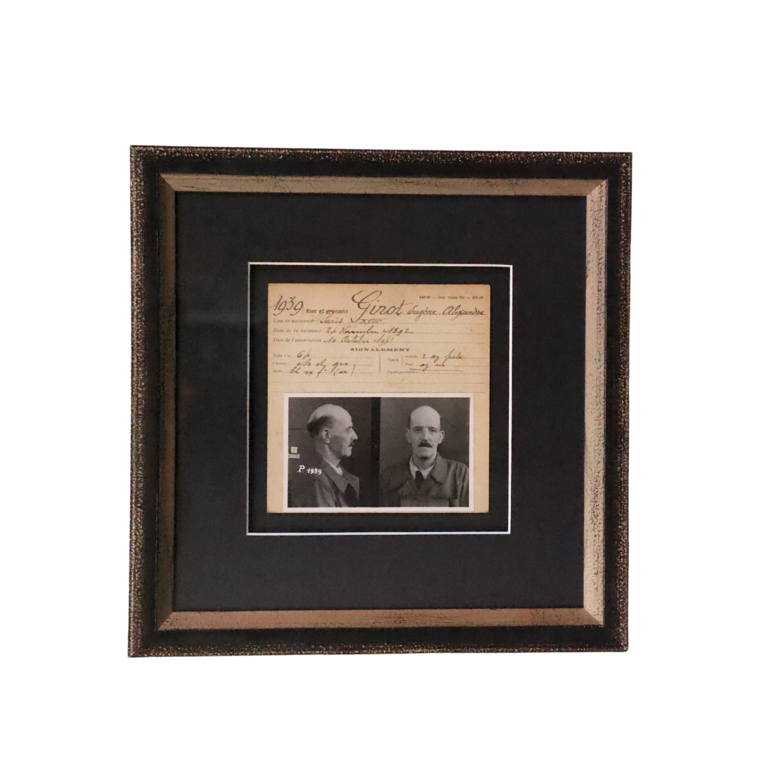 20th Century French Mug Shot (I) - Christopher Collection