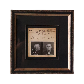 20th Century French Mug Shot (B)
