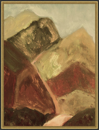 Warm Mountain Sweep Diptych
