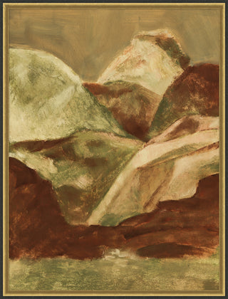 Warm Mountain Sweep Diptych
